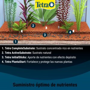 Sustrato para acuarios plantados